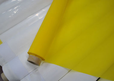 Porcellana 158 tessuto di maglia del poliestere del micron 47T per stampa ceramica, colore giallo/bianco fornitore