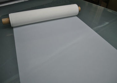 Porcellana Bianco della maglia di serigrafia del poliestere di alta precisione per stampa di vetro fornitore
