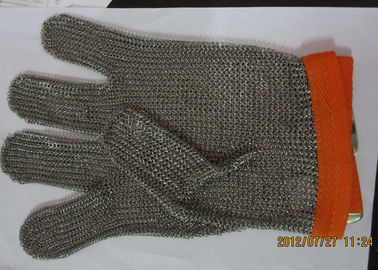 Porcellana Anti guanti dell'acciaio inossidabile di taglio del macellaio con i piatti di metallo, ad alta resistenza fornitore