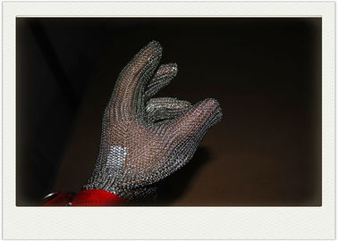 Porcellana Cinque guanti dell'acciaio inossidabile delle dita con il taglio resistente per cucinare fornitore