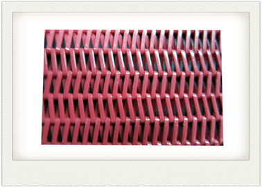 Porcellana Cinghia rossa della maglia del poliestere con il trasportatore a spirale per l'essiccatore/la disidratazione dei fanghi dell'alimento fornitore