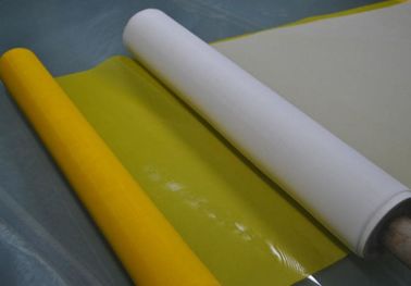 White / Yellow Polyester Monofilament Polyester Mesh For Electronics Printing