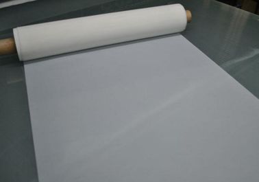 Porcellana Tessuto di maglia bianco di stampa dello schermo del poliestere di alta tensione per stampa della maglietta fornitore