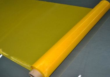 Porcellana Rotolo giallo 62&quot; della maglia di stampa dello schermo del tessuto larghezza senza il trattamento di superficie fornitore