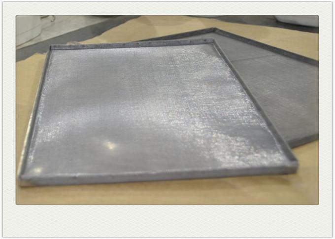 Vassoio della rete metallica dell'acciaio inossidabile 304 con rettangolare per filtrare