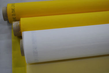 Porcellana maglia di stampa dello schermo di 77T 100%Polyester per stampa della ceramica con il colore giallo fornitore