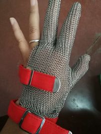 Porcellana guanti dell'acciaio inossidabile del coltello della Anti-lancia con cinque dita per il mattatoio fornitore