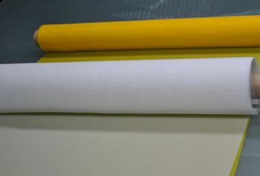 Porcellana Maglia a 144 pollici dello schermo del poliestere, conteggio bianco della maglia 110 del tessuto di stampa dello schermo fornitore