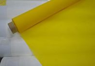Yellow Screen Printing Polyester Fabric For Textile / Glass / PCB / Ceramic Printing