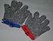 Tagli i 304 guanti di maglia resistenti dell'acciaio inossidabile per il macellaio, abitudine di dimensione
